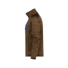 Veste intermédiaire polyester gamme Flex avec passe-pouce Camel/gris anthracite – Dassy Convex