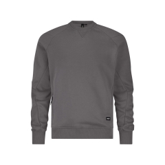 Sweat-shirt de travail col rond dos rallongé 310 g/m² Gris anthracite – Dassy Dolomiti
