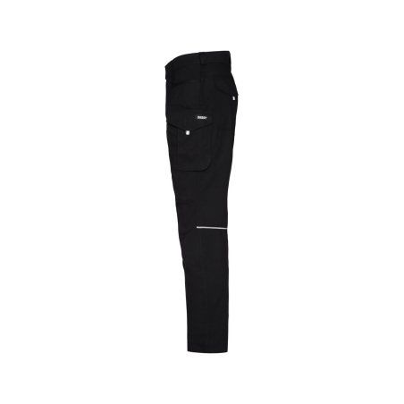 Pantalon de travail multipoches coupe slim regular fit Noir coupe longue – Dassy Gaudi