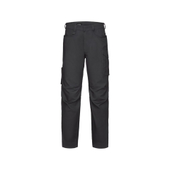Pantalon de travail multipoches coupe slim regular fit Gris coupe courte – Dassy Gaudi