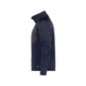 Veste intermédiaire polyester gamme Flex avec passe-pouce Bleu nuit/gris anthracite – Dassy Convex