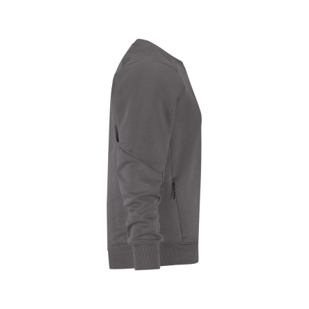 Sweat-shirt de travail col rond manches préformées 290 g/m² Gris anthracite – Dassy Dolomiti