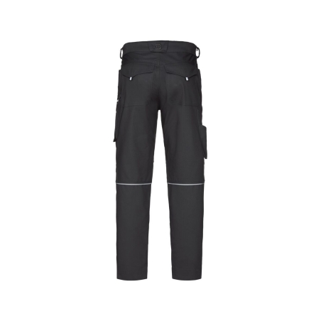 Pantalon de travail multipoches coupe slim regular fit Gris coupe courte – Dassy Gaudi