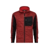 Veste intermédiaire polyester gamme Flex avec passe-pouce Rouge/noir – Dassy Convex