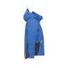 Veste de travail hiver imperméable respirante capuche amovible Bleu azur/gris anthracite – Dassy Hyper