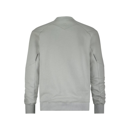 Sweat-shirt de travail col rond manches préformées 290 g/m² Gris mirage – Dassy Dolomiti