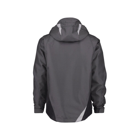 Veste de travail hiver imperméable respirante capuche amovible Gris anthracite/noir – Dassy Hyper