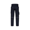 Pantalon de travail multipoches coupe slim regular fit Marine coupe courte – Dassy Gaudi