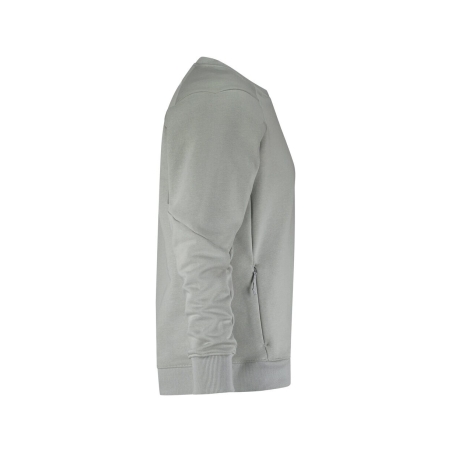 Sweat-shirt de travail col rond manches préformées 290 g/m² Gris mirage – Dassy Dolomiti