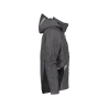 Veste de travail hiver imperméable respirante capuche amovible Gris anthracite/noir – Dassy Hyper
