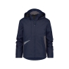 Veste de travail hiver imperméable respirante capuche amovible Bleu nuit/gris anthracite – Dassy Hyper