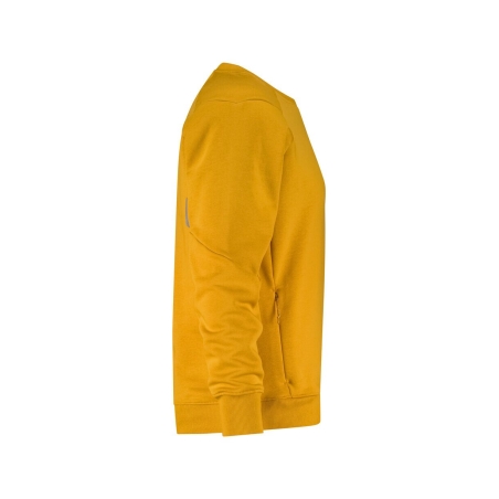 Sweat-shirt de travail col rond dos rallongé 310 g/m² Jaune tournesol – Dassy Dolomiti