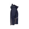 Veste de travail hiver imperméable respirante capuche amovible Bleu nuit/gris anthracite – Dassy Hyper