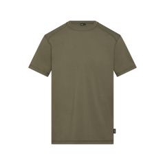 T-shirt de travail manches courtes 60% coton protection UV UPF 50+ Kaki – Dassy CORE
