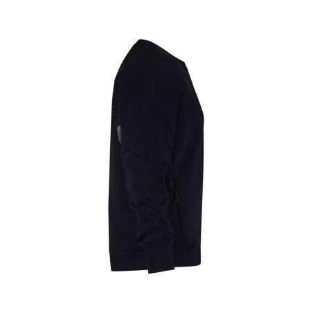 Sweat-shirt de travail col rond dos rallongé 310 g/m² Marine – Dassy Dolomiti