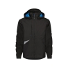 Veste de travail hiver imperméable respirante capuche amovible Noir – Dassy Hyper
