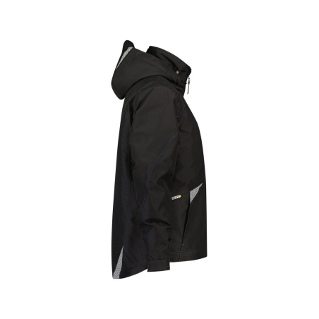 Veste de travail hiver imperméable respirante capuche amovible Noir – Dassy Hyper