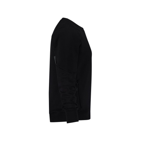 Sweat-shirt de travail col rond manches préformées 290 g/m² Noir – Dassy Dolomiti