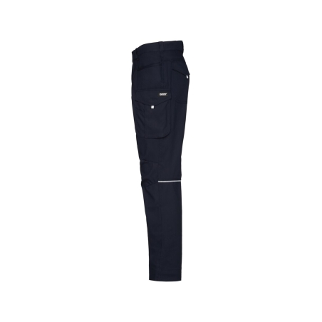 Pantalon de travail multipoches coupe slim regular fit Marine – Dassy Gaudi