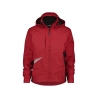 Veste de travail hiver imperméable respirante capuche amovible Rouge/noir – Dassy Hyper