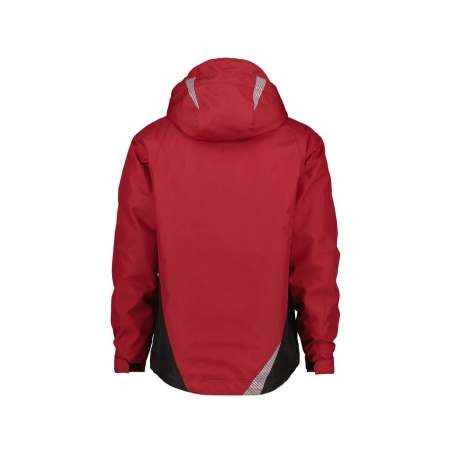 Veste de travail hiver imperméable respirante capuche amovible Rouge/noir – Dassy Hyper