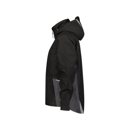 Veste de travail hiver imperméable respirante capuche amovible Noir/gris anthracite – Dassy Hyper
