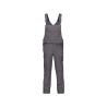 Cotte à bretelles ignifugée 100% coton multipoches Gris ciment coupe courte – Dassy Dakota