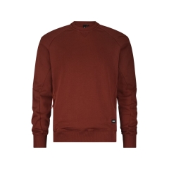 Sweat-shirt de travail col rond manches préformées 290 g/m² Rouge brique – Dassy Dolomiti