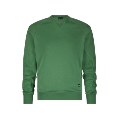 Sweat-shirt de travail col rond dos rallongé 310 g/m² Vert orme – Dassy Dolomiti