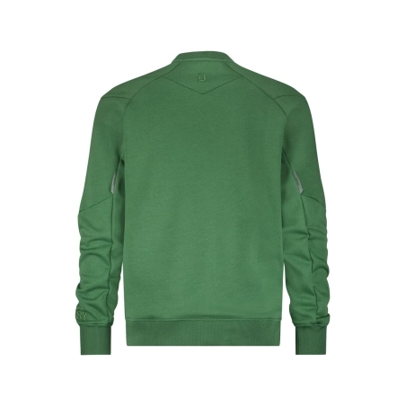 Sweat-shirt de travail col rond dos rallongé 310 g/m² Vert orme – Dassy Dolomiti