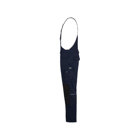 Cotte à bretelles stretch multipoches genouillères Cordura Marine/noir coupe longue – Dassy Ito Flex