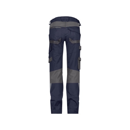 Pantalon de travail stretch multipoches pour femme Marine/gris – Dassy Dynax Next Women