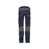 Pantalon de travail stretch multipoches pour femme Marine/gris – Dassy Dynax Next Women