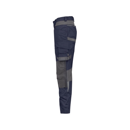 Pantalon de travail stretch multipoches pour femme Marine/gris – Dassy Dynax Next Women