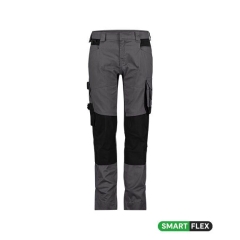 Pantalon de travail stretch multipoches pour femme Gris/noir – Dassy Dynax Next Women