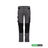 Pantalon de travail stretch multipoches pour femme Gris/noir – Dassy Dynax Next Women