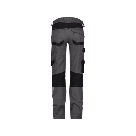 Pantalon de travail stretch multipoches pour femme Gris/noir – Dassy Dynax Next Women