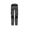 Pantalon de travail stretch multipoches pour femme Gris/noir – Dassy Dynax Next Women