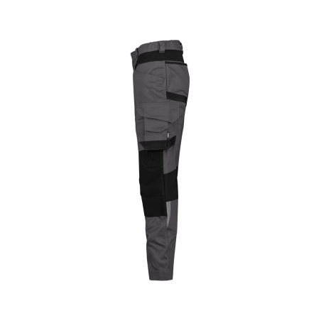 Pantalon de travail stretch multipoches pour femme Gris/noir – Dassy Dynax Next Women