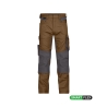 Pantalon de travail stretch multipoches coupe ajustée Camel/gris anthracite coupe courte – Dassy Dynax