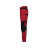 Pantalon de travail stretch multipoches pour femme Rouge/noir – Dassy Dynax Next Women