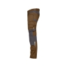Pantalon de travail stretch multipoches coupe ajustée Camel/gris anthracite coupe courte – Dassy Dynax