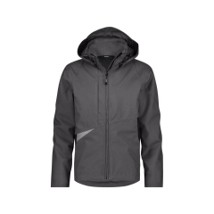 Veste hiver imperméable respirante coupe-vent avec capuche amovible Gris/noir – Dassy Hyper Next