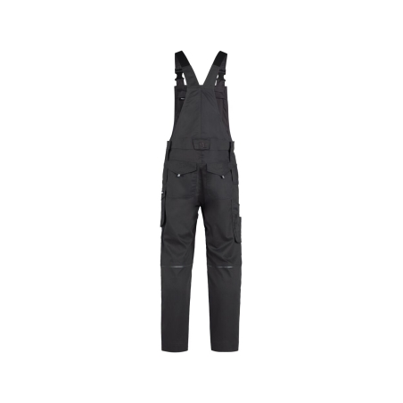 Cotte à bretelles stretch multipoches genouillères Cordura Gris/noir – Dassy Ito Flex
