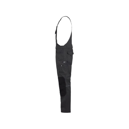 Cotte à bretelles stretch multipoches genouillères Cordura Gris/noir – Dassy Ito Flex