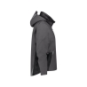 Veste hiver imperméable respirante coupe-vent avec capuche amovible Gris/noir – Dassy Hyper Next