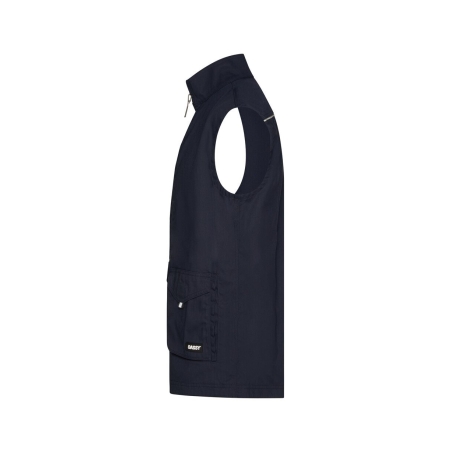 Gilet de travail sans manches stretch multipoches Marine – Dassy Ellis