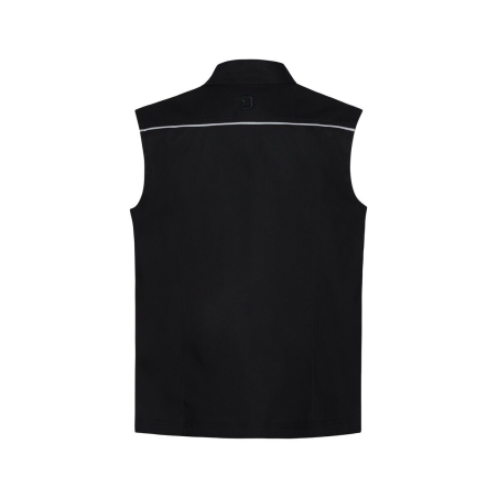 Gilet de travail sans manches stretch multipoches Noir – Dassy Ellis
