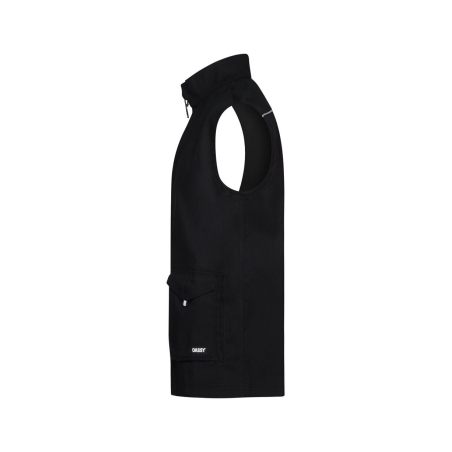 Gilet de travail sans manches stretch multipoches Noir – Dassy Ellis
