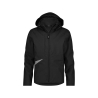 Veste hiver imperméable respirante coupe-vent avec capuche amovible Noir – Dassy Hyper Next